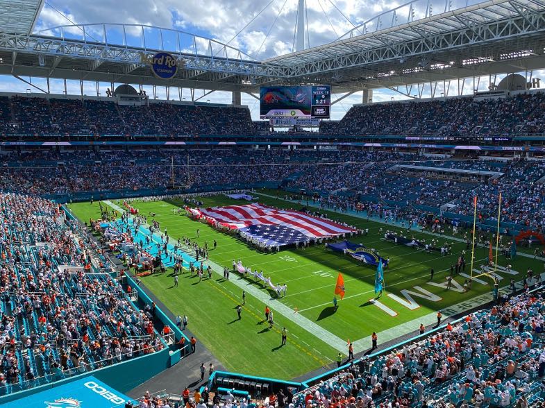 Hard Rock Stadium, home of the Miami Dolphins