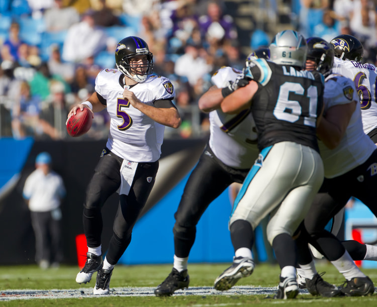 Baltimore Ravens quarterback Joe Flacco