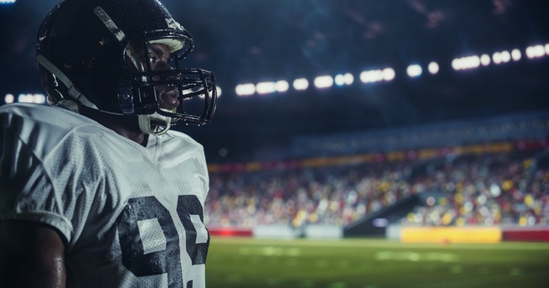 American football player
