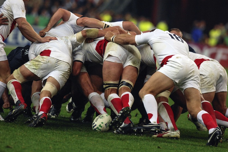 Rugby scrum