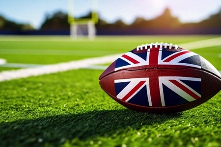 Union jack on football