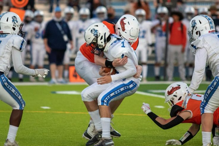 American football tackle