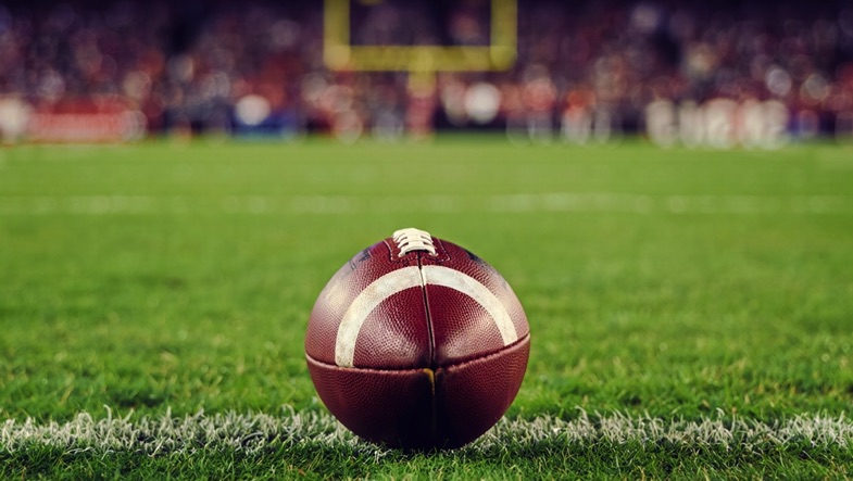 Football on the field