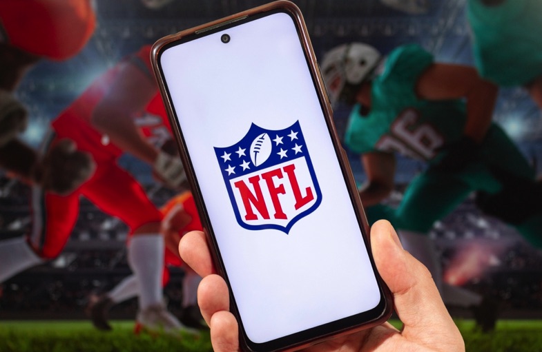NFL on mobile phone