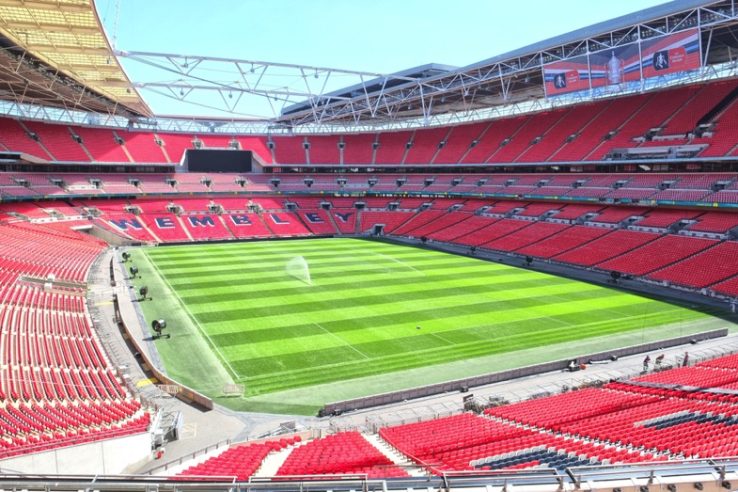Inside Wembley Stadium