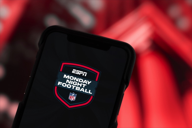 Monday Night Football on phone